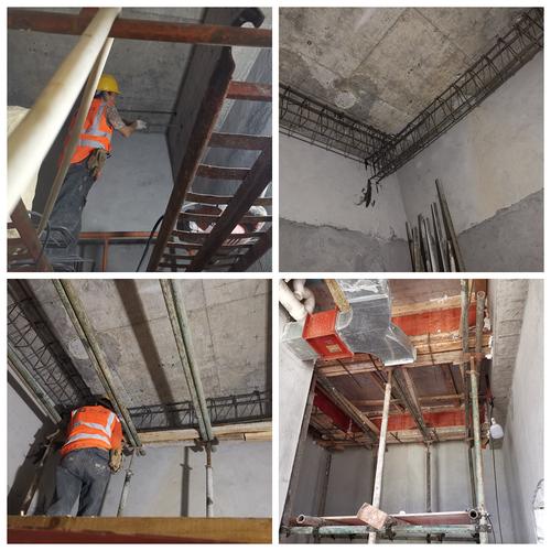 目前工艺也比较成熟,它是通过增大原结构构件的截面尺寸并增配计算所